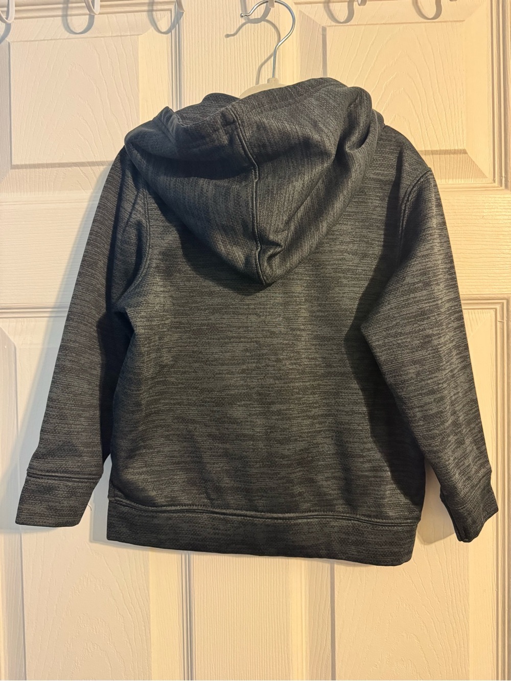 Colosseum Boys' Dark Charcoal Zip Hoodie with Gold CU Logo - Picture 4 of 5